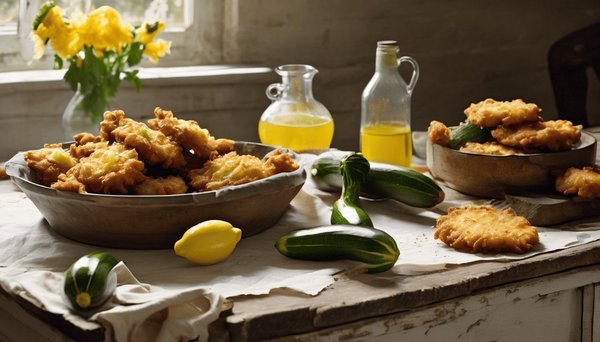 Comment préparer des beignets de fleur de courgette maison