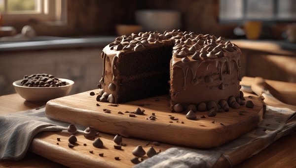 Recette simple pour un cake aux pépites de chocolat moelleux