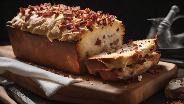 Cake au lardon et chèvre : une recette simple et savoureuse