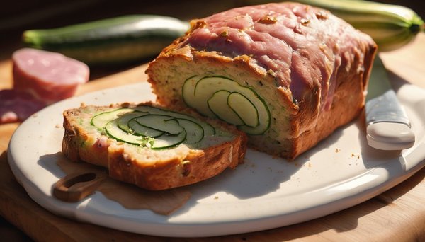 Cake au jambon et courgettes : une recette simple et savoureuse pour toute la famille