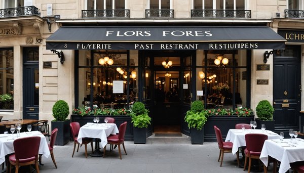 Flores, Bistrot Français Paris 9 (Restaurant Lafayette - Restaurant Opéra)